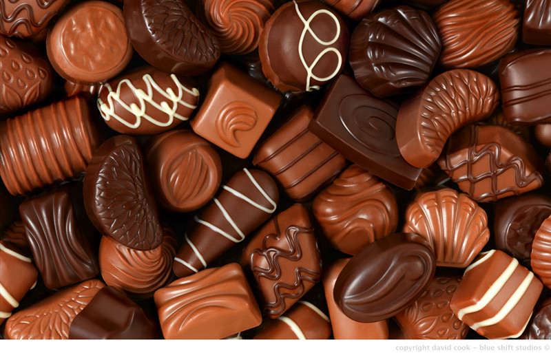 chocolates background